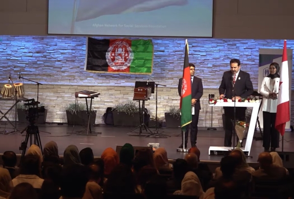 AMBASSADOR SOROOSH PARTICIPATED AND SPOKE IN AN EVENT ORGANIZED BY THE AFGHAN NETWORK FOR SOCIAL SERVICES (ANSS)