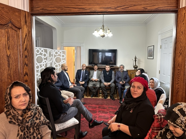 AMBASSADOR SOROOSH PARTICIPATED AND SPOKE IN AN EVENT ON WOMEN'S RIGHTS IN AFGHANISTAN