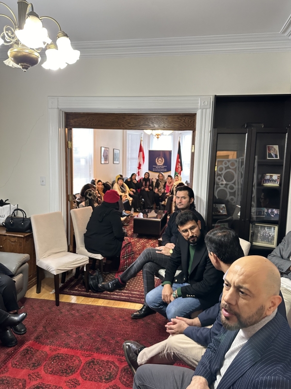 AMBASSADOR SOROOSH PARTICIPATED AND SPOKE IN AN EVENT ON WOMEN'S RIGHTS IN AFGHANISTAN