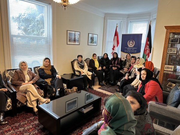 AMBASSADOR SOROOSH PARTICIPATED AND SPOKE IN AN EVENT ON WOMEN'S RIGHTS IN AFGHANISTAN