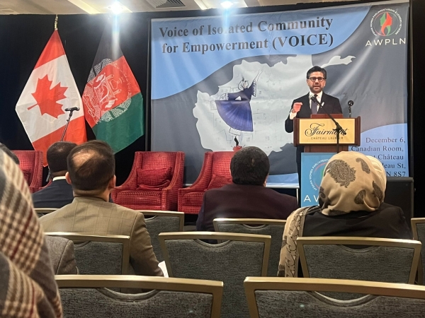 AMBASSADOR SOROOSH PARTICIPATED AND SPOKE IN AN EVENT ON WOMEN'S RIGHTS IN AFGHANISTAN