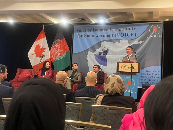 AMBASSADOR SOROOSH PARTICIPATED AND SPOKE IN AN EVENT ON WOMEN'S RIGHTS IN AFGHANISTAN