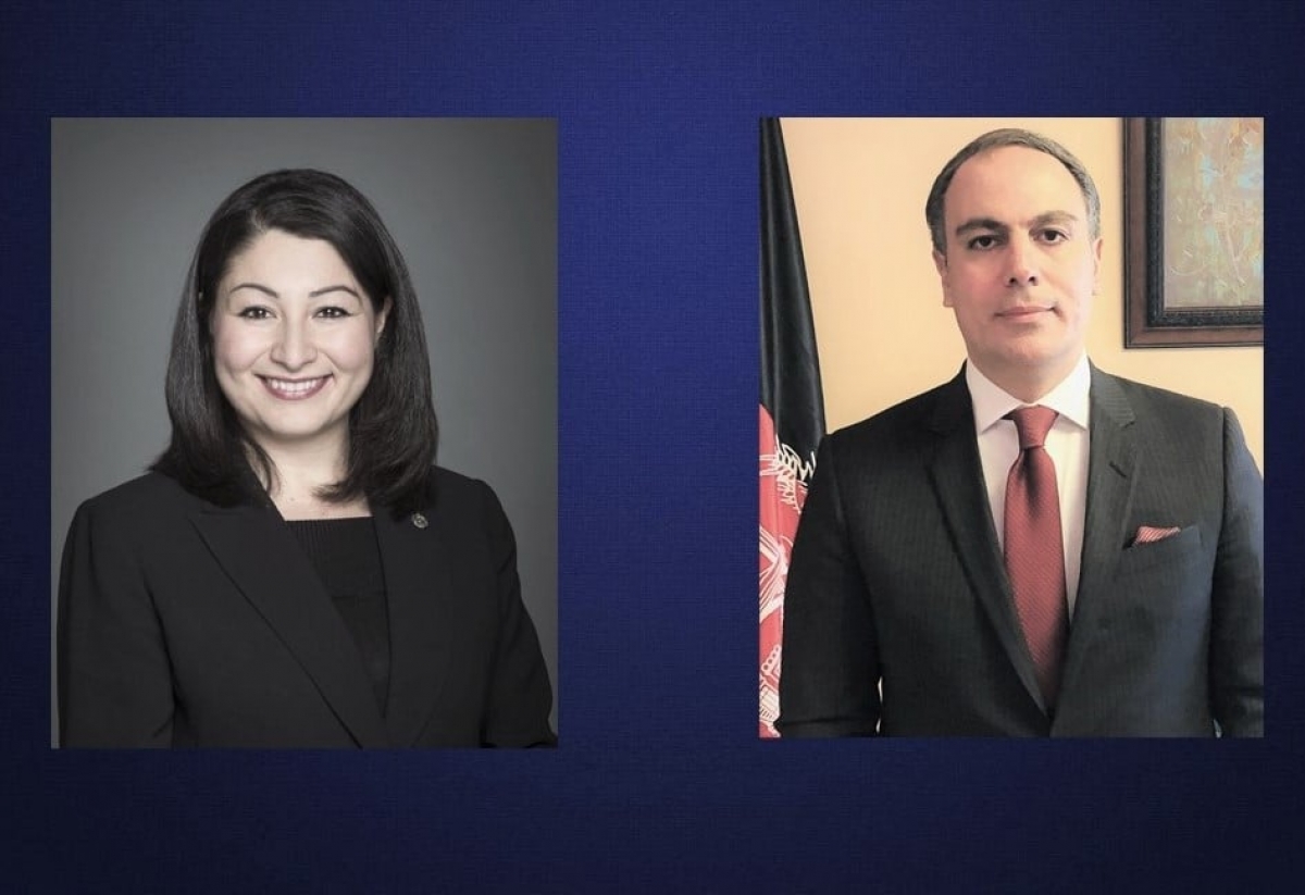 Ambassador Soroosh Holds a Virtual Meeting with the Honorable Maryam Monsef, Minister of Women, Gender Equality and Rural Economic Development of Canada